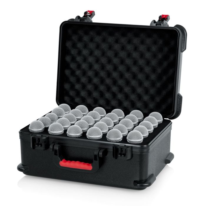 Gator GTSA-MIC30 Case W/ Drops For (30) Mics