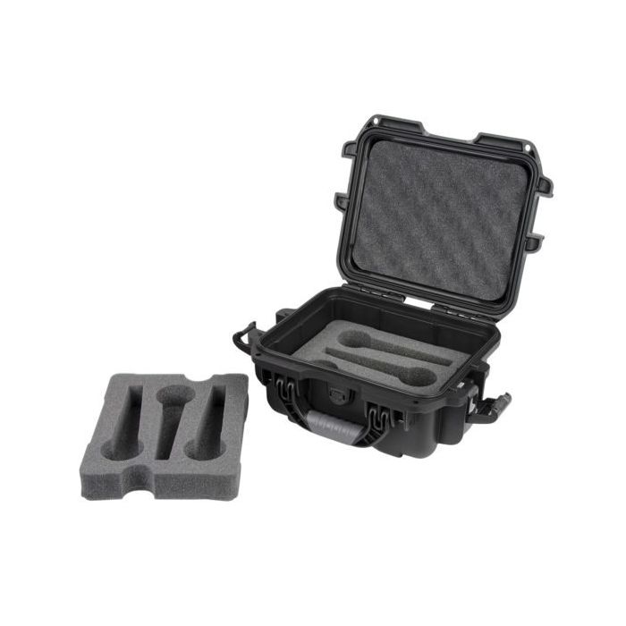 Gator GM-06-MIC-WP Waterproof Wired Microphone Case; 6 Mics