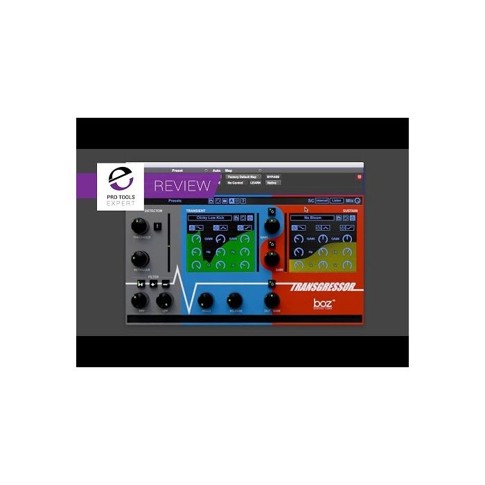 Boz Transgressor 2 Software Plug In "Electronic Delivery" 