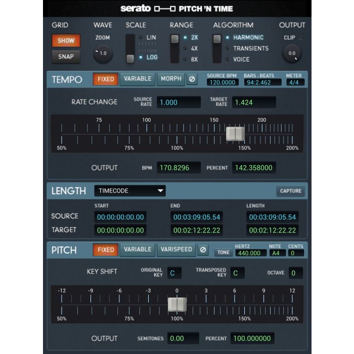 Serato Pitch n Time Pro Auto-tuning Software, Electronic Delivery