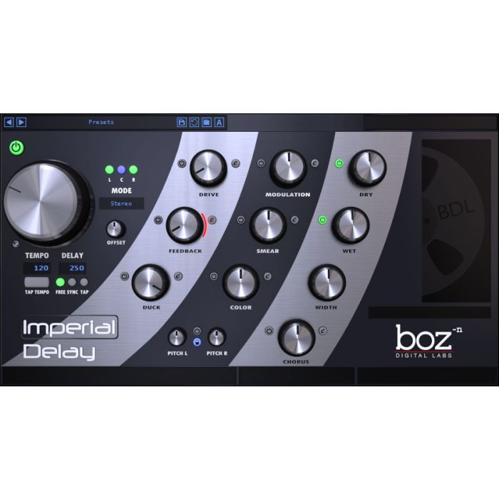 Boz Imperial Delay & Multi Effects Software Plug-In "electronic delivery"