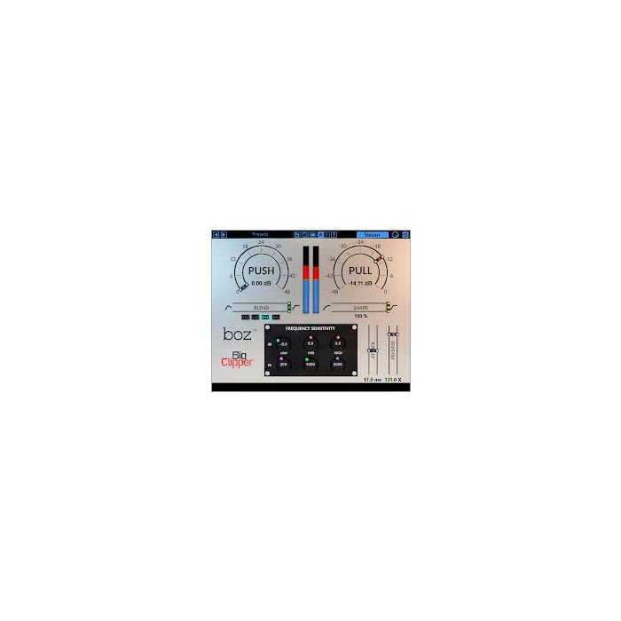 Boz Digital Big Clipper 2 Hybrid Clipper/Limiter Plugin "Electronic Delivery"