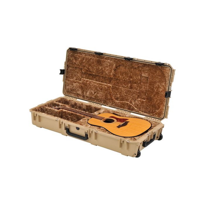 SKB 3i-4217-18-T iSeries Waterproof Acoustic Guitar Case with Wheels (Tan)