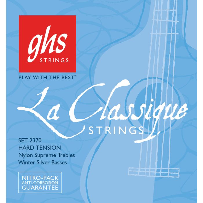 GHS Strings 2370 La Classique(R) Classical Guitar Strings, High Tension (.029-.043)
