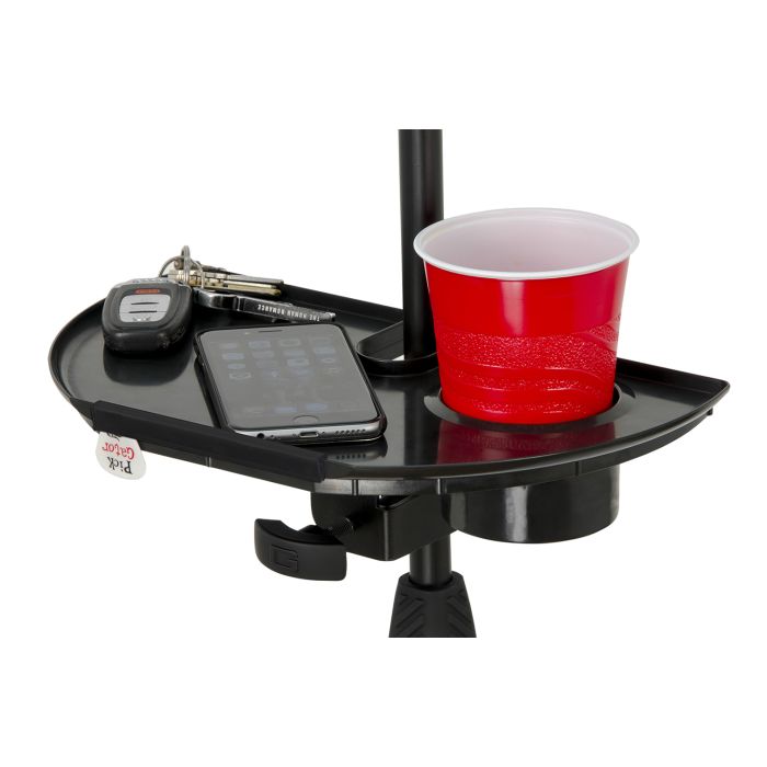 Gator GFW-MICACCTRAY Mic Stand Accessory Tray with Drink Holder