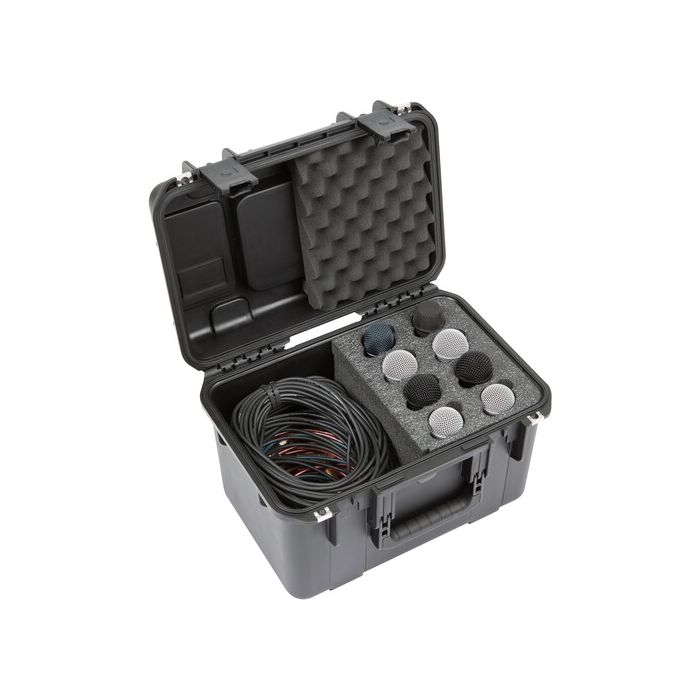 SKB Waterproof Case for 8 Microphones and Cables - 3i-1610-mc8