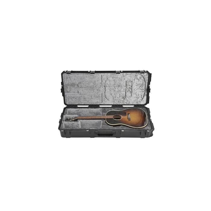 SKB 3i-4217-18 iSeries Waterproof Acoustic Guitar Case with Wheels (Black)