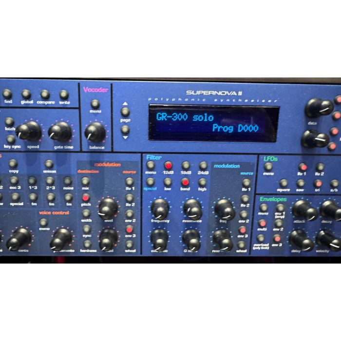 Novation SuperNova II 48 Voice USED Synthesizer - Studio & Live Rack Mount Synth (Luigi)