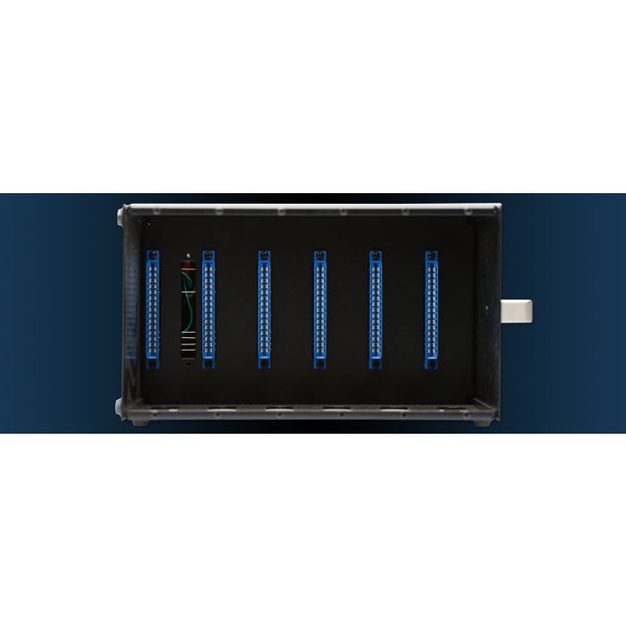 BAE AUDIO 500 Series 6 space rack w/power supply 48v