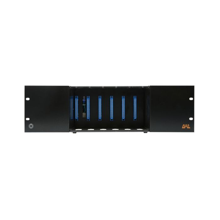 BAE AUDIO 500 Series 6 space rack w/power supply 48v