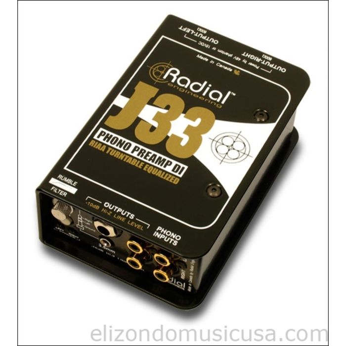Radial J33 Turntable Direct Box
