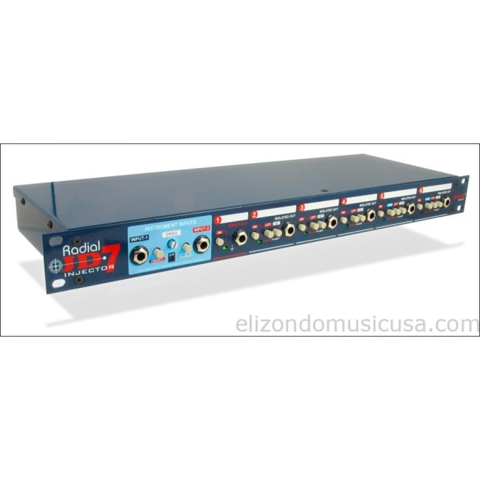 Radial JD7 Signal distribution