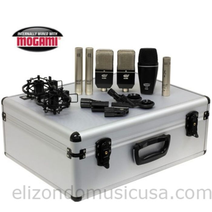 MXL Studio Drum Kit Studio Recording Kit with Kick, Snare, Cubes and Overhead
