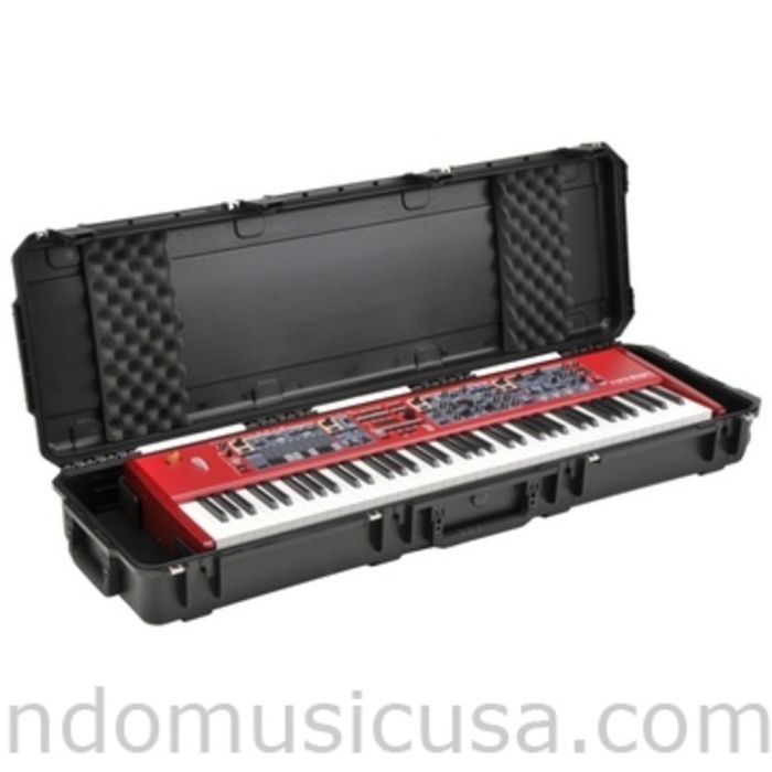 SKB 3i-5014-TKBD Watertight Injection Molded 76 Note Keyboard Case with Wheels