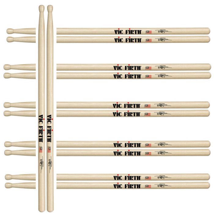 Vic Firth Terry Bozzio Drumsticks STB1 6 Pair