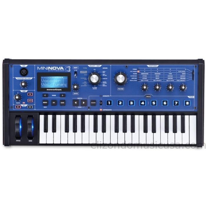 Novation MiniNova 37-mini-key Synthesizer/Vocoder and USB Controller