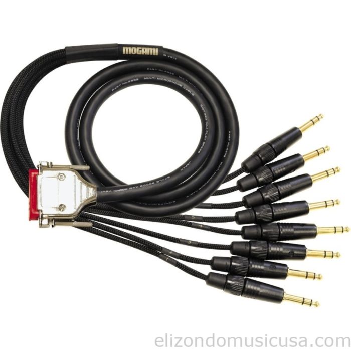 Mogami Gold 8 Channel DB25-TRS Snake Cable 10 Feet