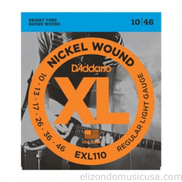 DAddario EXL110 Nickel Wound, Regular Light, Guitar Strings10-46