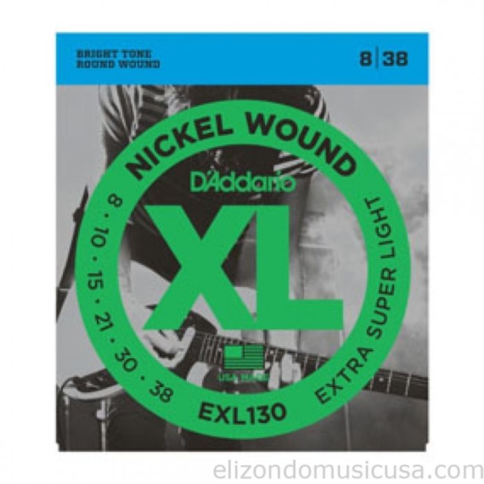 DAddario EXL130 Extra Super Light Guitar Strings (Pack Of 3 Sets)