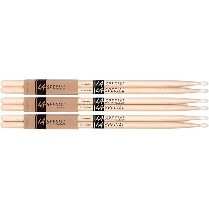 Promark LA Special 7AN Nylon Tip Drum sticks (3 Pairs)