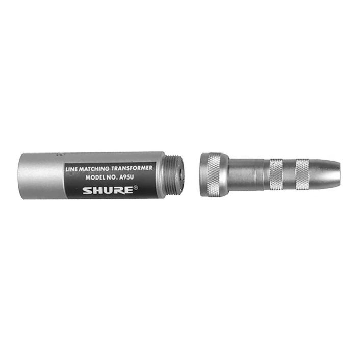 Shure A95U Line Matching Transformer (Male XLR to 1/4" Male Plug/Female Jack)