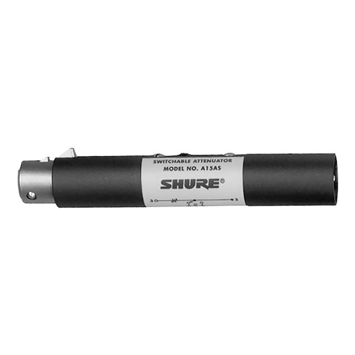 Shure A15AS In-line Switchable Attenuator