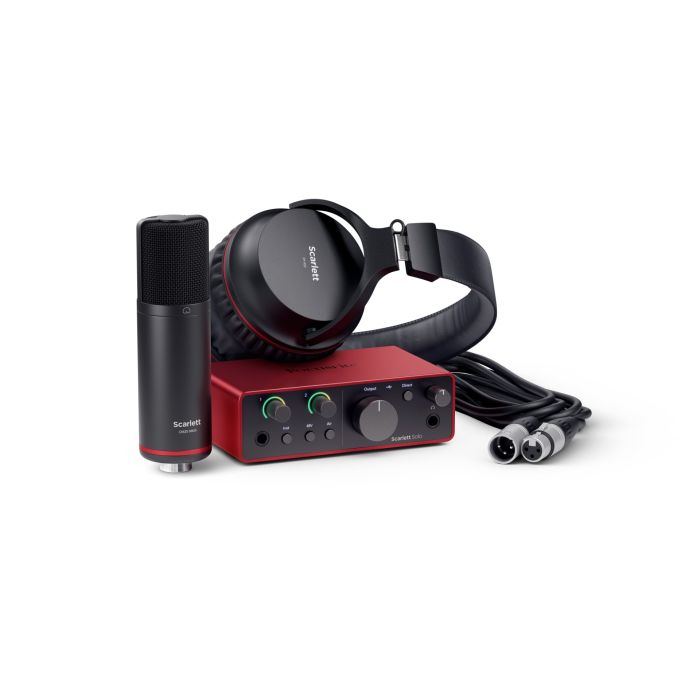 Focusrite Scarlett Solo 4th Generation Studio Pack