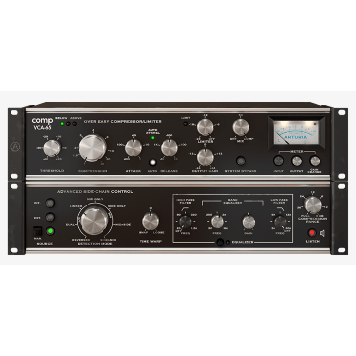 Arturia VCA-65 Audio Compressor Plug In Software Electronic License