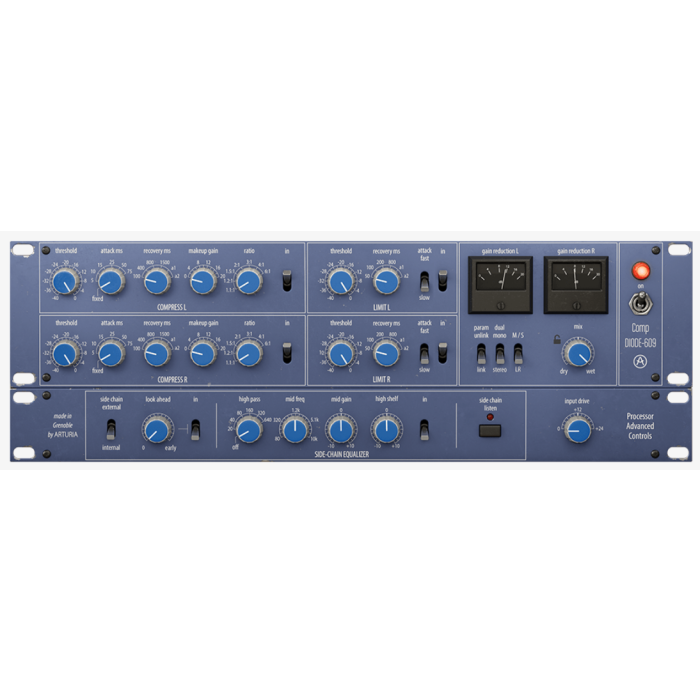 Arturia DIODE-609 Compressor Virtual Plug In Software Electronic License