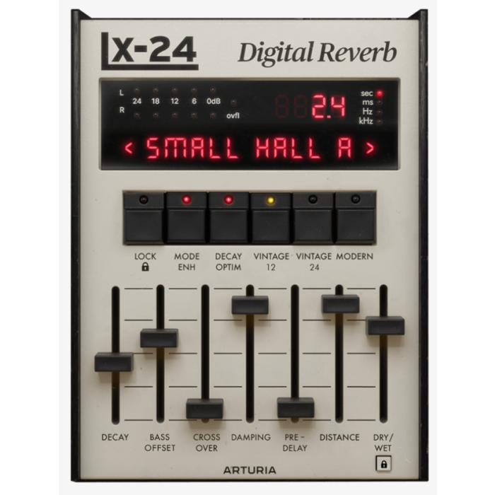 Arturia REV LX24 Digital Reverb Plug In Software Electronic Delivery