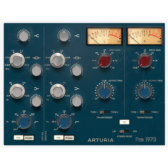 Arturia 1973-Pre Virtual Pre Amp Plug In Software Electronic Delivery