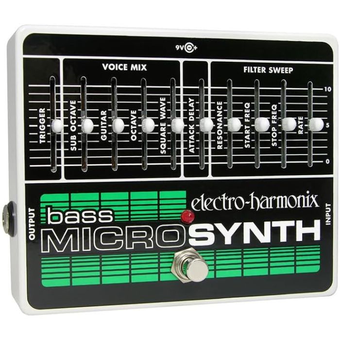 Electro-Harmonix Bass Micro Synth Bass Guitar Synthesizer Pedal 