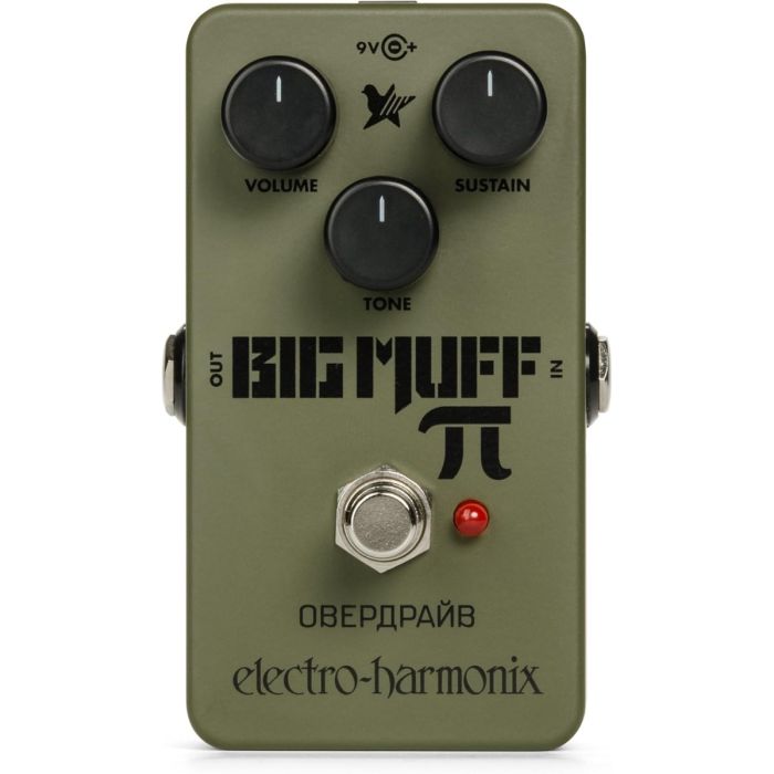 Electro-Harmonix Green Russian Big Muff Pi Fuzz / Distortion / Sustainer Guitar Pedal