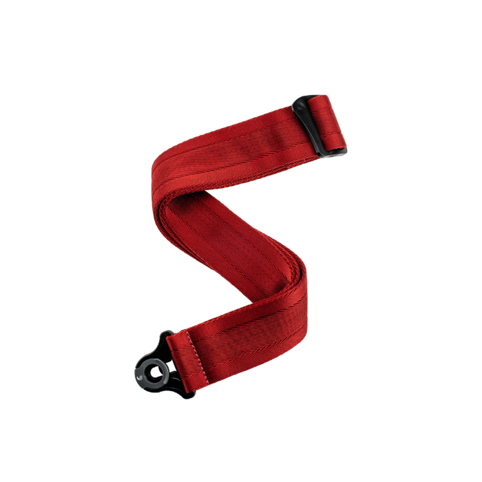D'Addario Auto Lock Guitar Strap, Blood Red 50BAL11