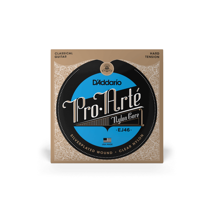 D'Addario EJ46 Hard Tension, Pro-Arte Nylon Classical Guitar Strings