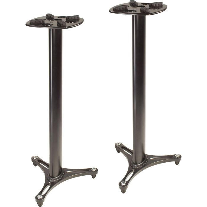 Ultimate Support MS90/45B Black Studio Monitor Stands (pair)