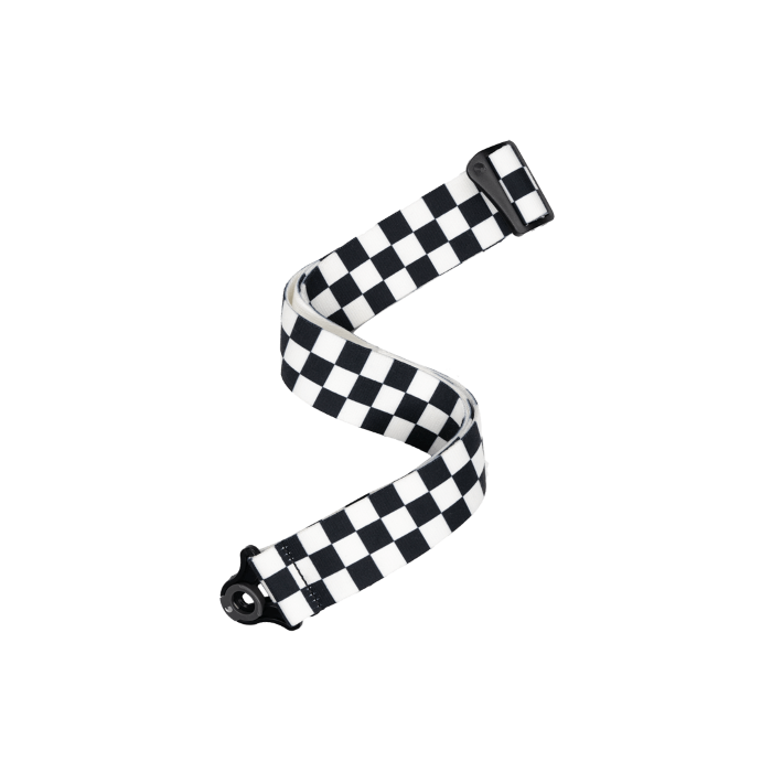 D'Addario Auto Lock Guitar Strap, Skater Checkerboard 50BAL13