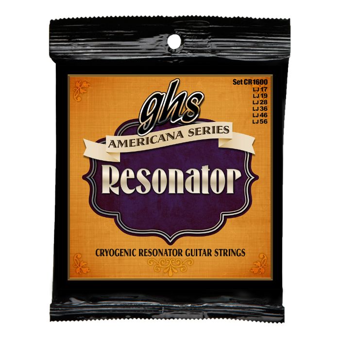 GHS Strings CR1600 Americana Series Resonator Strings, Regular (.017-.056)