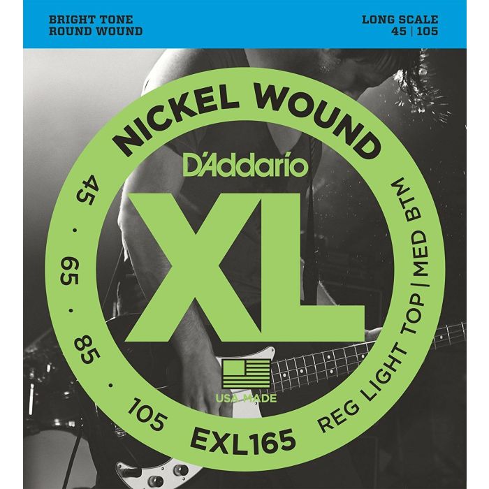 D'Addario EXL165 4 String BASS Guitar Strings Strings