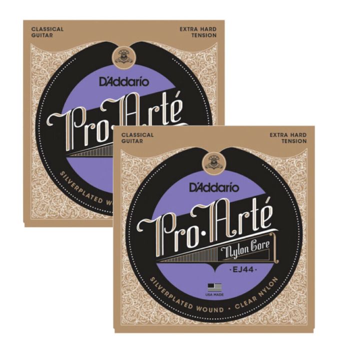 D'Addario EJ44 Nylon Strings Extra Hard Tension 2 set Pack