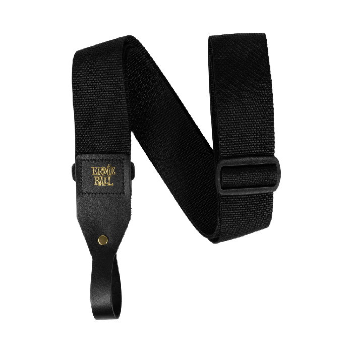 Ernie Ball Polypro Acoustic Guitar Strap Black 2 in. P05365