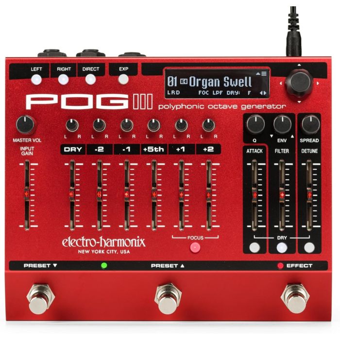 Electro-Harmonix POG3 Polyphonic Octave Generator Guitar Pedal