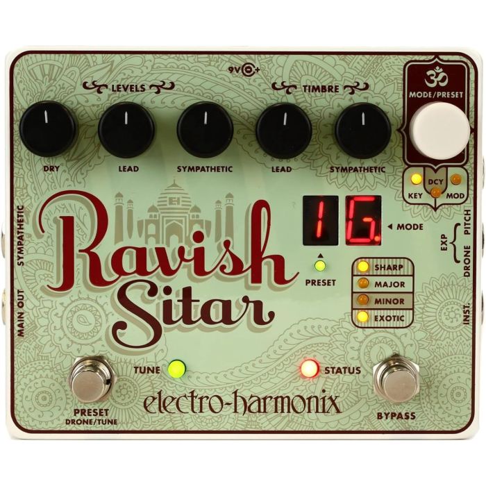 Electro-harmonix RAVISH Sitar Emulator Guitar Pedal 