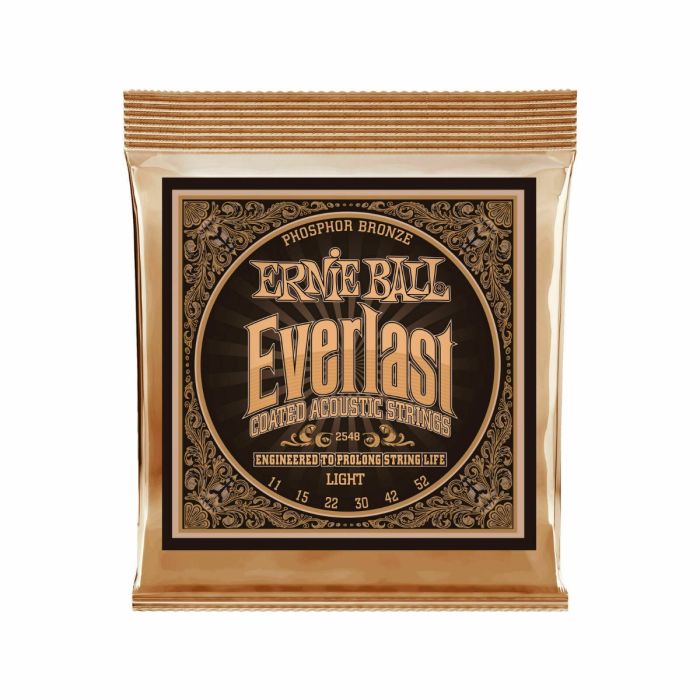 Ernie Ball P02548 COATED PHOSPHOR BRONZE EVERLAST LIGHT STRINGS