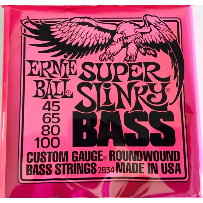 Ernie Ball P02834 Super Slinky Nickel 4 String Bass Strings