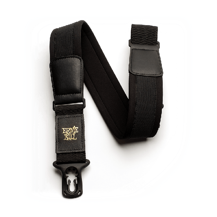 Ernie Ball P04145 Polylock Guitar Strap 2" Neoprene BLACK