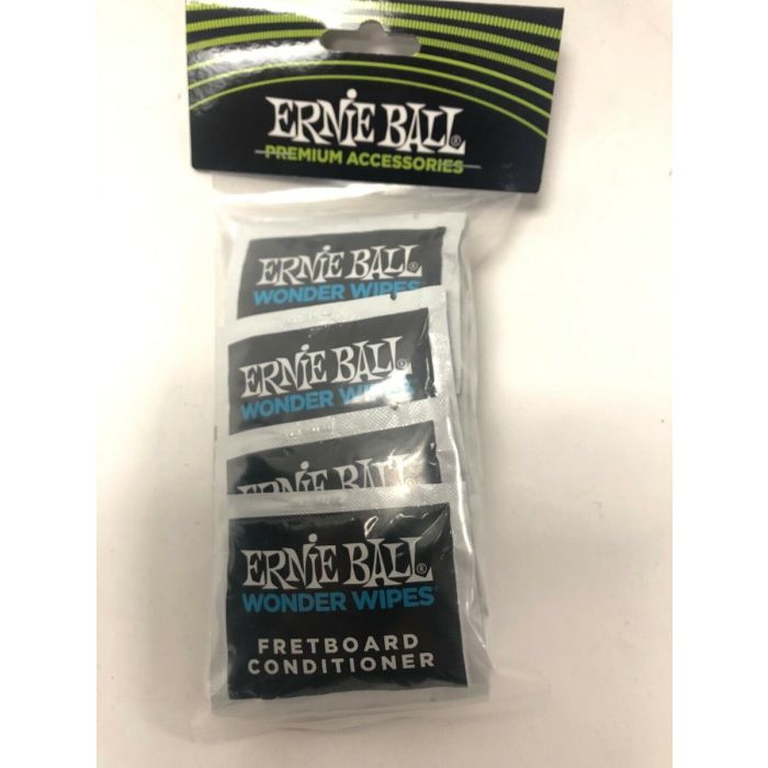 Ernie Ball P04247 Fretboard Conditioner Wonder Wipes 20 packs