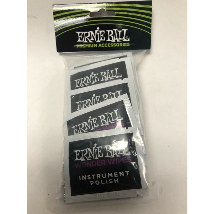 Ernie Ball P04248 Instrument Polish Wonder Wipes 20 packs