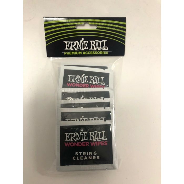Ernie Ball P04249 String Cleaner Wonder Wipes 20 packs UPC 749699142492