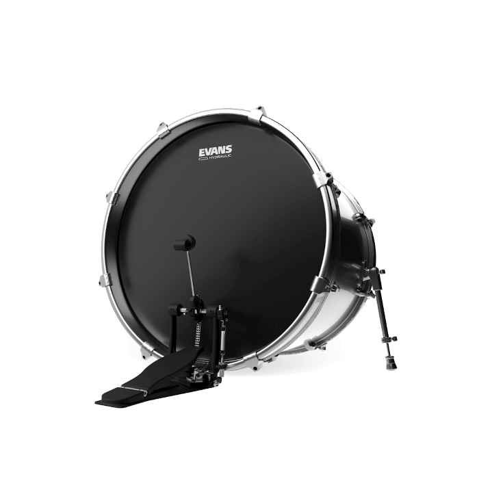 Evans BD22HBG Black Hydraulic 22" Bass Drum Head